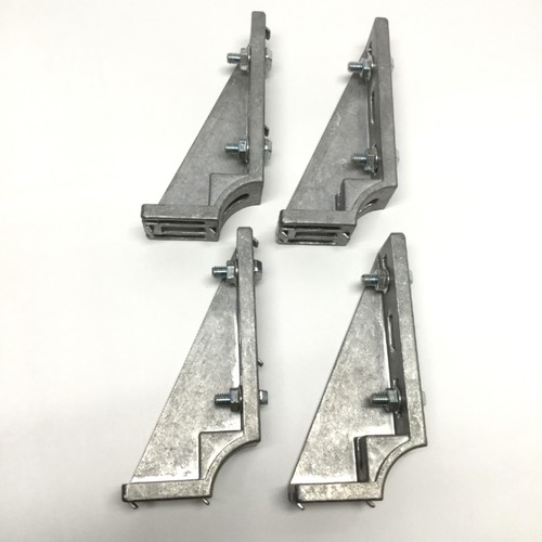 Lot of 4 Bosch 3842529006 Foundation Bracket Mounts 40x160mm, 10mm Slot