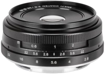Meike Optics 19610004 Objektiv 28mm f2.8 MFT Schwarz