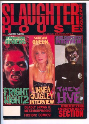 MAG: Slaughter House #1 1988-HCS-1st issue-Linnea Quigley-scream queen-John C...