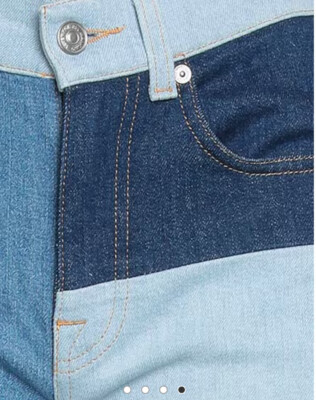 7 For All mankind Marques Almeida X Denim Shorts Sz 24 NWT