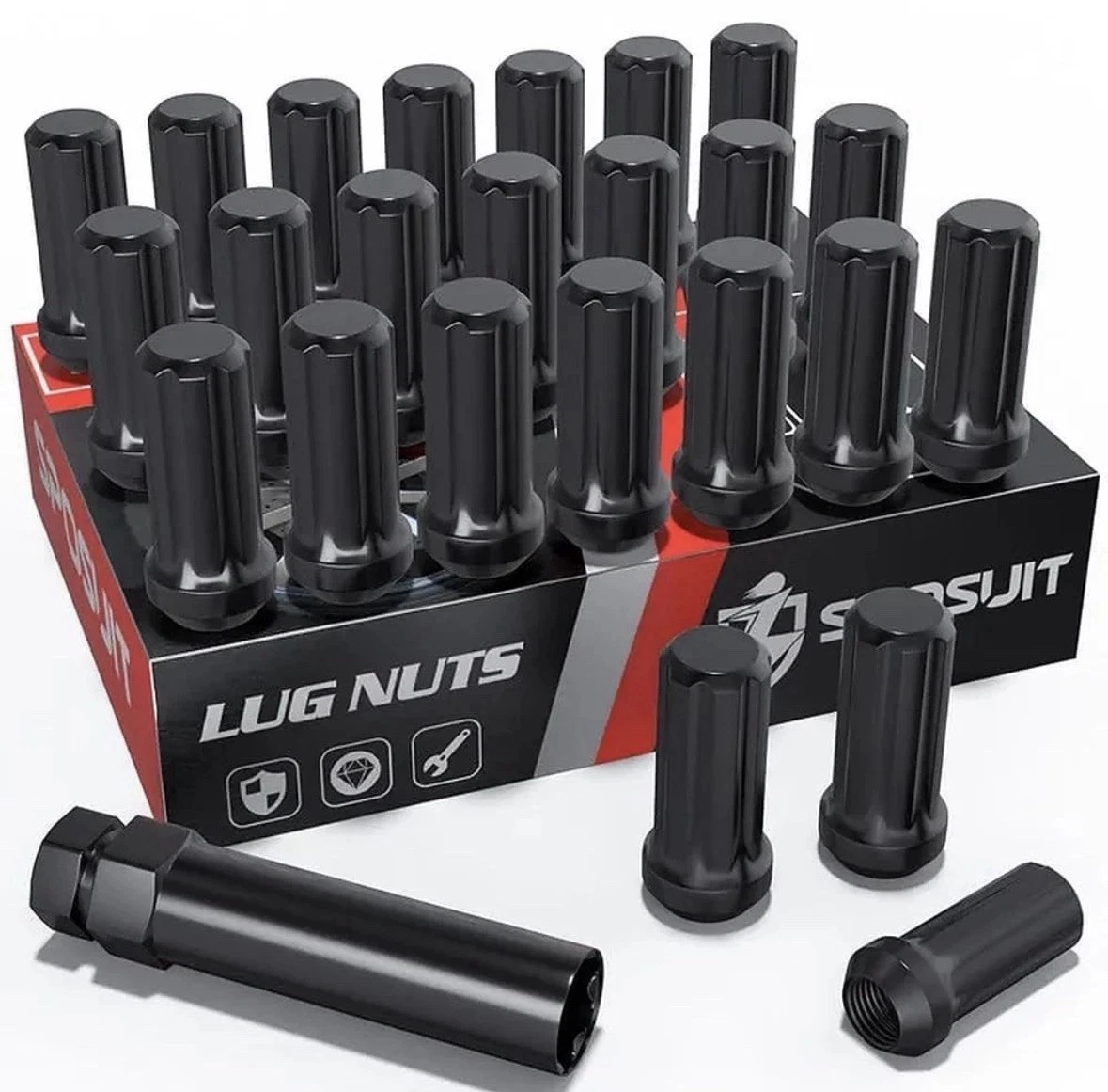 Sposuit Lug Nuts M14x1.5 24pcs photo 1