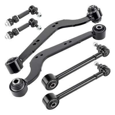 6pcs Rear Control Arms with Sway Bar End Links for 2013 Toyota RAV4 2.5L K750257