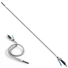 High Pressure Air Blow Gun Adjustable Flow Nozzle 39 Inch Long Wand 1/4 NPT