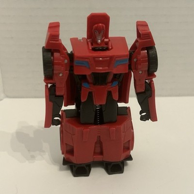 Transformers Robots in Disguise Sideswipe 3 Step Changers red Transformer Hasbro