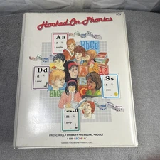 Vintage Hooked on Phonics Reading Program Cassettes Books 1993