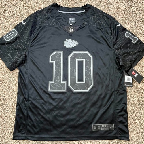Nike NFL Kansas City Chiefs #10 Tyreek Hills Jersey Black, Men's Size XXL (New)