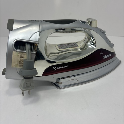 #ad #ad Shark Euro Pro Electric Flatiron G1477R Cord Retract Clothes Iron TESTED $19.99