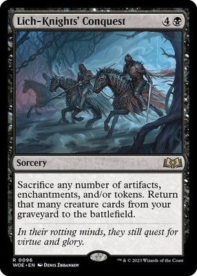 1x Lich-Knights' Conquest - Wilds of Eldraine - NM  -  MTG