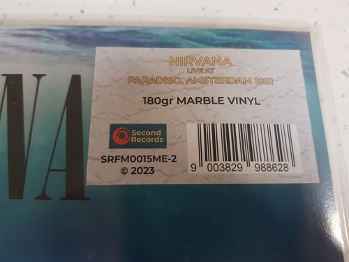 Nirvana - Live at Paradiso Amsterdam - 12" 180gm Marble Vinyl Album New! - Picture 4 of 5