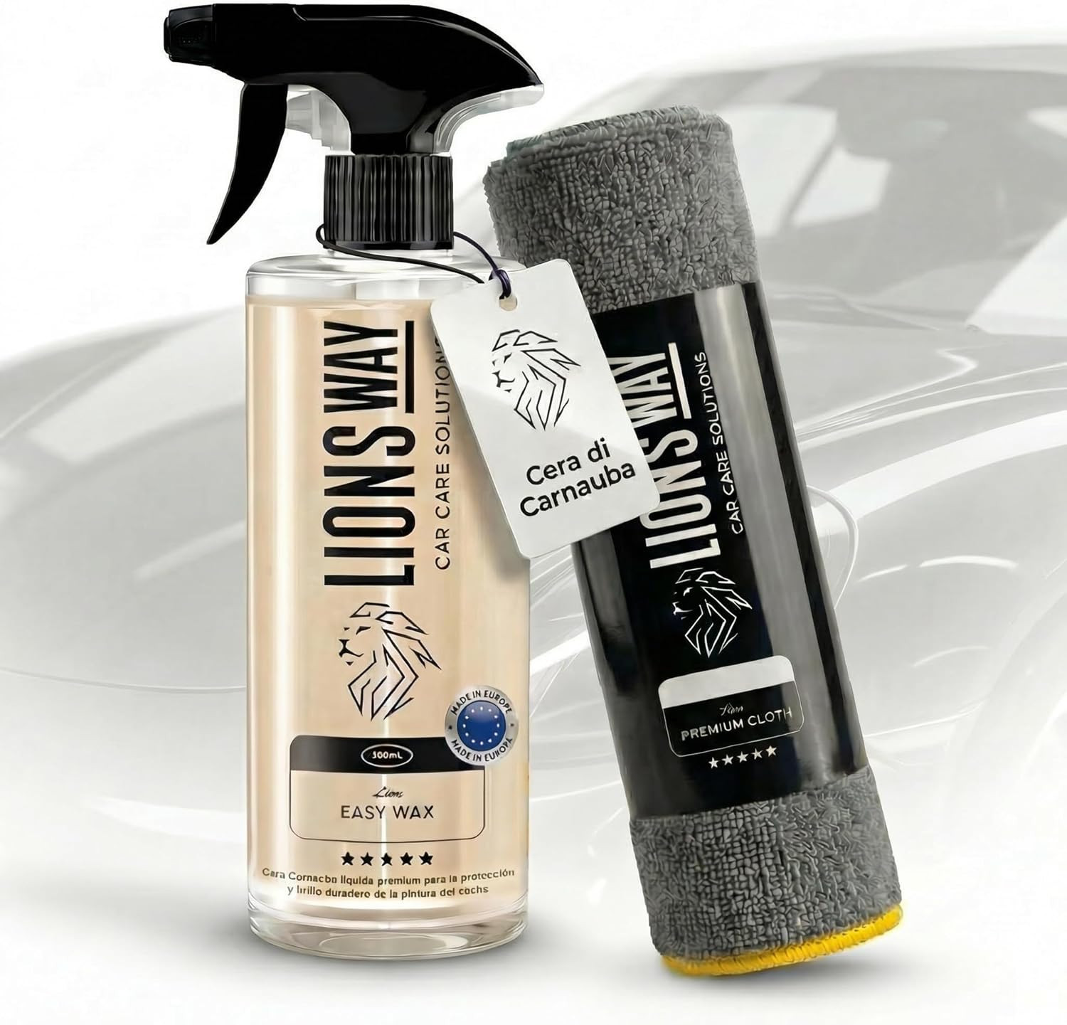 Cera Carnauba Luxury per Auto da Collezione | Lucentezza Profonda