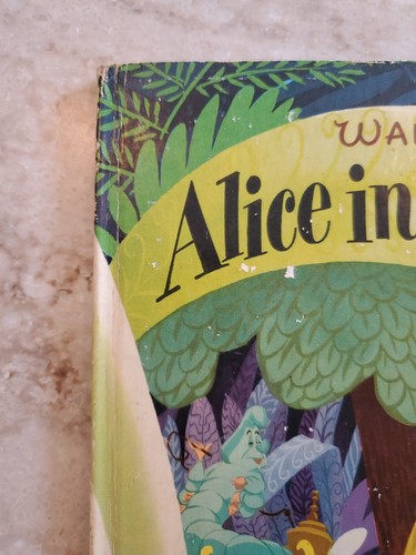 WALT DISNEY'S ALICE IN WONDERLAND : A Big Golden Book Vintage 25th Printing '74 - Foto 3 di 13