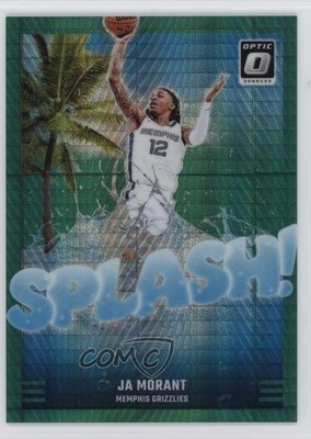 2024 Panini Donruss Optic Splash! Green Hyper Prizm 145/249 Ja Morant #15 1p0q