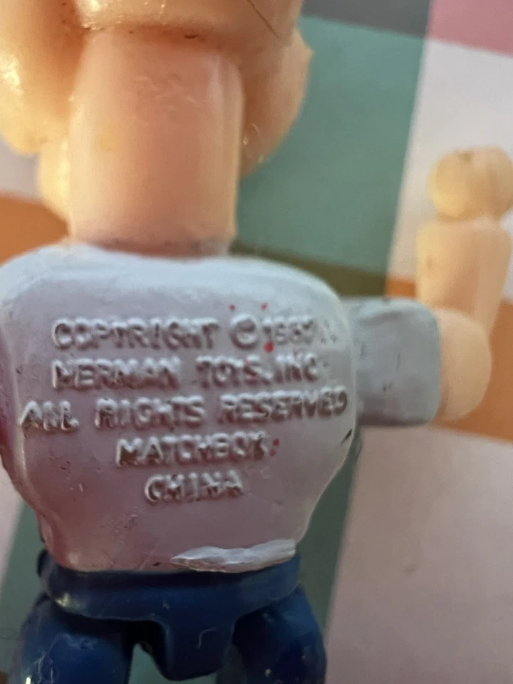 Figura de PVC Pee Wee's Playhouse Vintage 1987 RANDY 2" de Matchbox Toys Foto 2 de 4