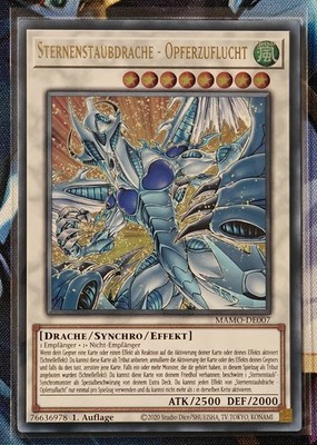 Yu-Gi-Oh Sternenstaubdrache - Opferzuflucht - MAMO-DE007 - Ultra Rare - NM