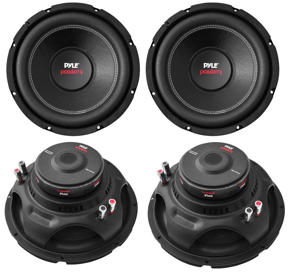 Power Audio Subwoofer Set, 4pk | Plpw12d