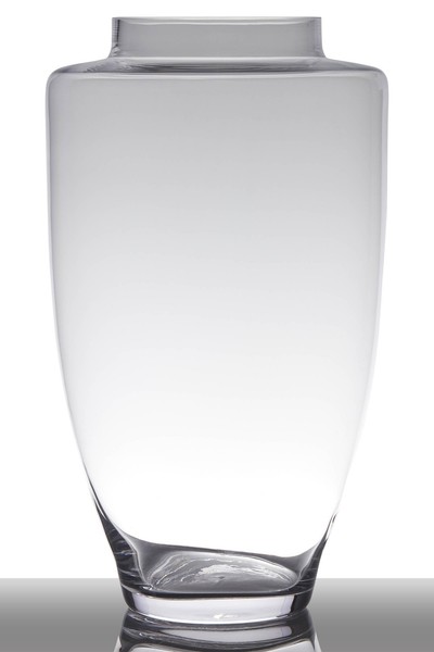 Inna-Glas Bodenvase Glas Lacey, Trichter - Rund, Klar, 31,5Cm, Ø 18Cm-image
