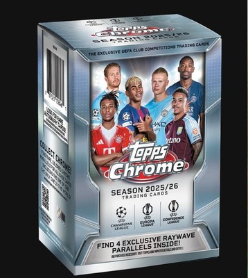 3x Topps Chrome UCC 2025/26 , Neu Und OVP
