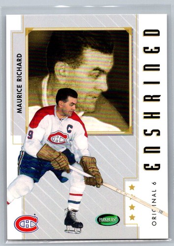 maurice richard #84 2003 Parkhurst Original Six Montreal card