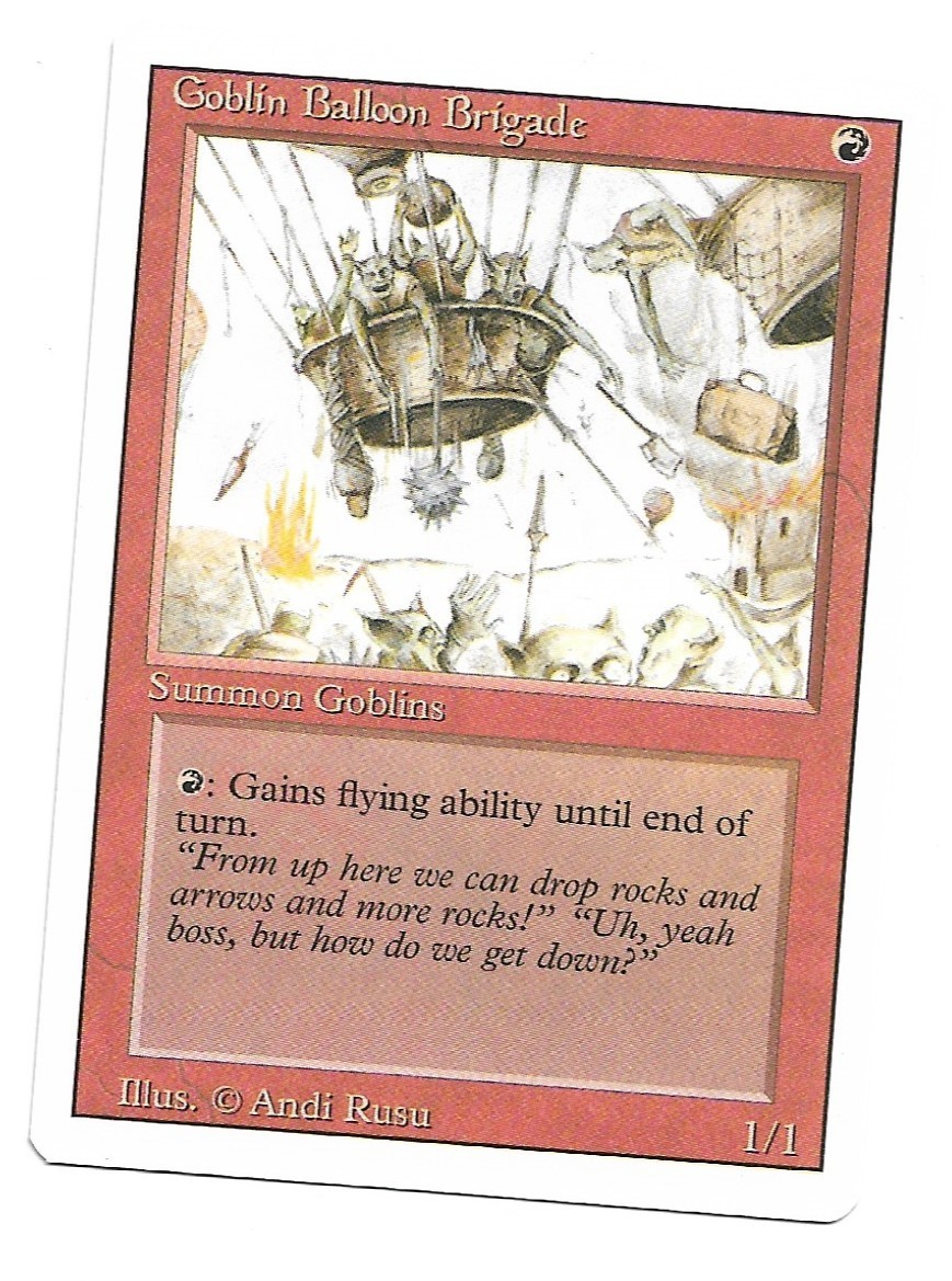 Magic the Gathering ~ MTG ~ 1x Goblin Balloon Brigade ~  M/NM ~ REVISED