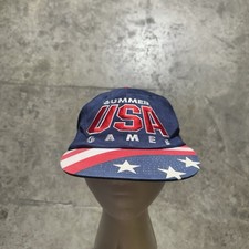 Vintage 90s 1996 USA Olympic Atlanta Summer Games Snapback Hat Cap STARTER