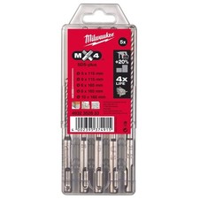 SET 5 PUNTE SDS-PLUS MX4 4 TAGLIENTI  d. 4-6X110 MM. 6-8-10X160 MM. 4932352833