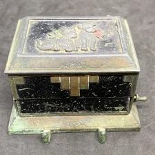 Antique Art Deco cigarette box dispenser made in Japan