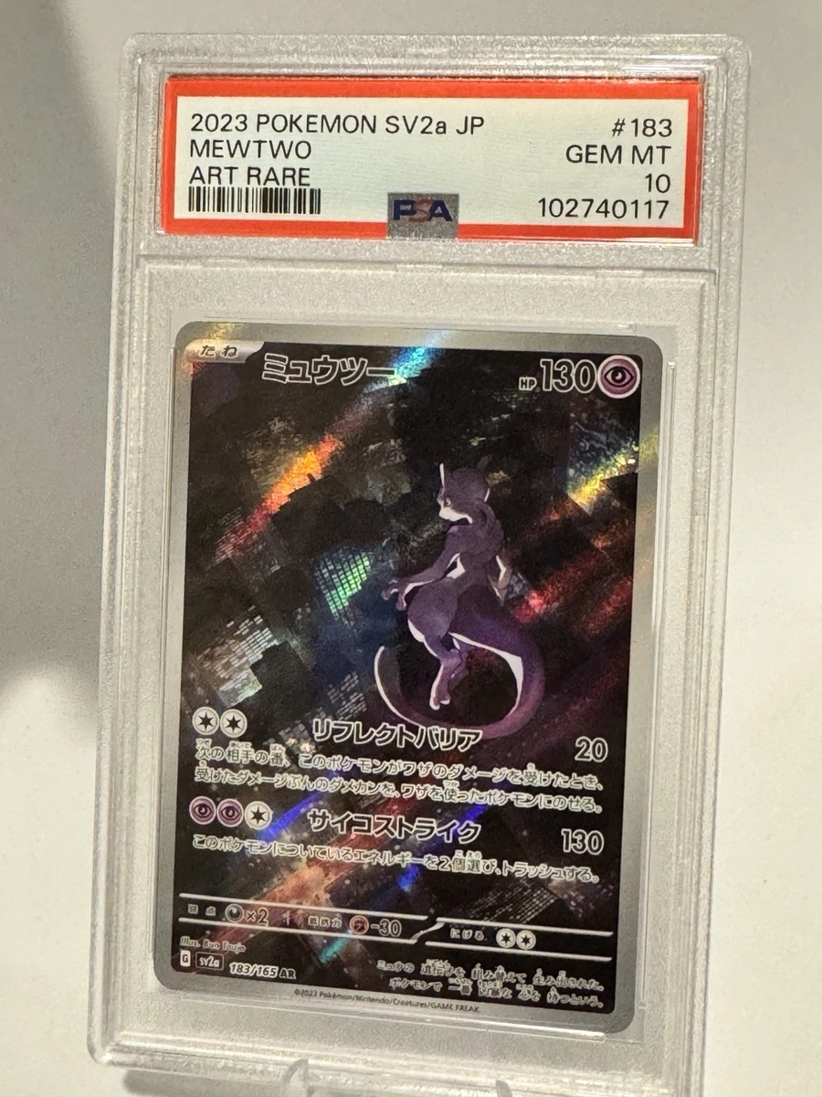 Collectible Individual Grade 10 Mewtwo Pokémon TCG Card Games in