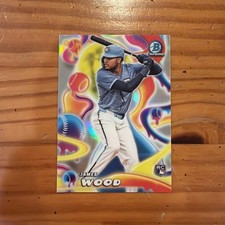 2025 Bowman Chrome Melt Mashers MM-4 James Woods Rookie Card RC. rookie card picture