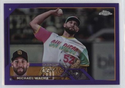 2023 Topps Chrome Update Purple Refractor 64/250 Michael Wacha #USC189 9u1
