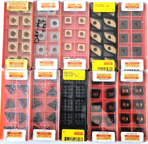 (14) LOT SANDVIK 100 pcs. Carbide Insert Turning, Milling | eBay