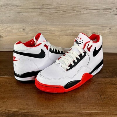 Nike Flight Legacy Red Mens Size 11.5 White Red BQ4212 100