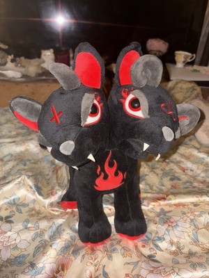 Killstar Kreepture - Hellhound 2020 Two-Headed Dog Goth Stuffy Plush