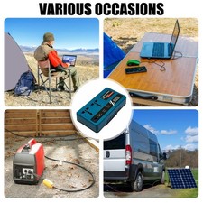 18-21V to 220V Inverter Charging with 2 Alternating Current Outlets 3 USB Port C