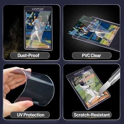 100/200/500/1000 semi-rigid card holders