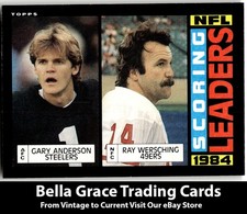 1985 Topps #195 Gary Anderson / Ray Wersching LL NFL Football