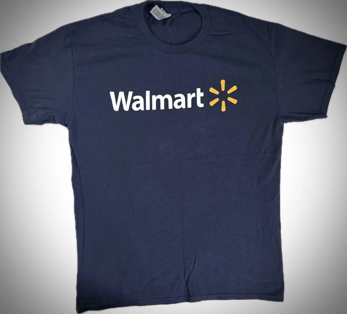 Walmart Associate Navy Blue Longsleeve Tee – Gildan 100% Cotton – S To XXXL – New