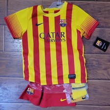 Nike Youth Small FC Barcelona 2013/2014 Full Kit Jersey/Shorts/Socks - NWT