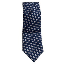 Vineyard Vines Men's Tied To A Cause Sea Splash Whale Logo Silk Tie New