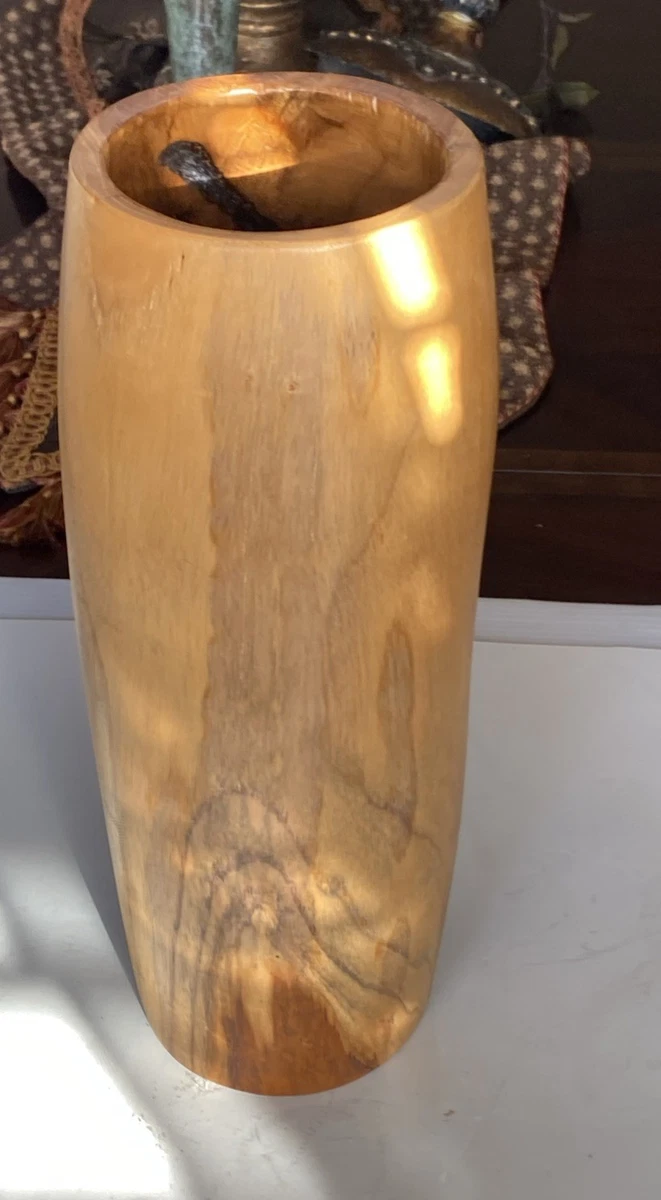 无品牌木制圆筒式花瓶| eBay
