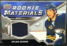 2020-21 Upper Deck Series 2 Hockey Rookie Materials #RM-CO Dylan Cozens -Group A