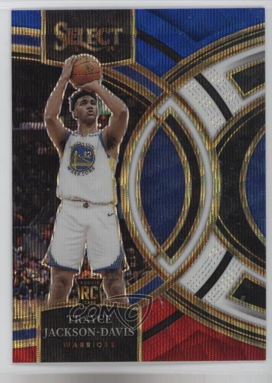 2023-24 Select Premier Level Tri-Color Prizm Trayce Jackson-Davis Rookie RC 1hm6