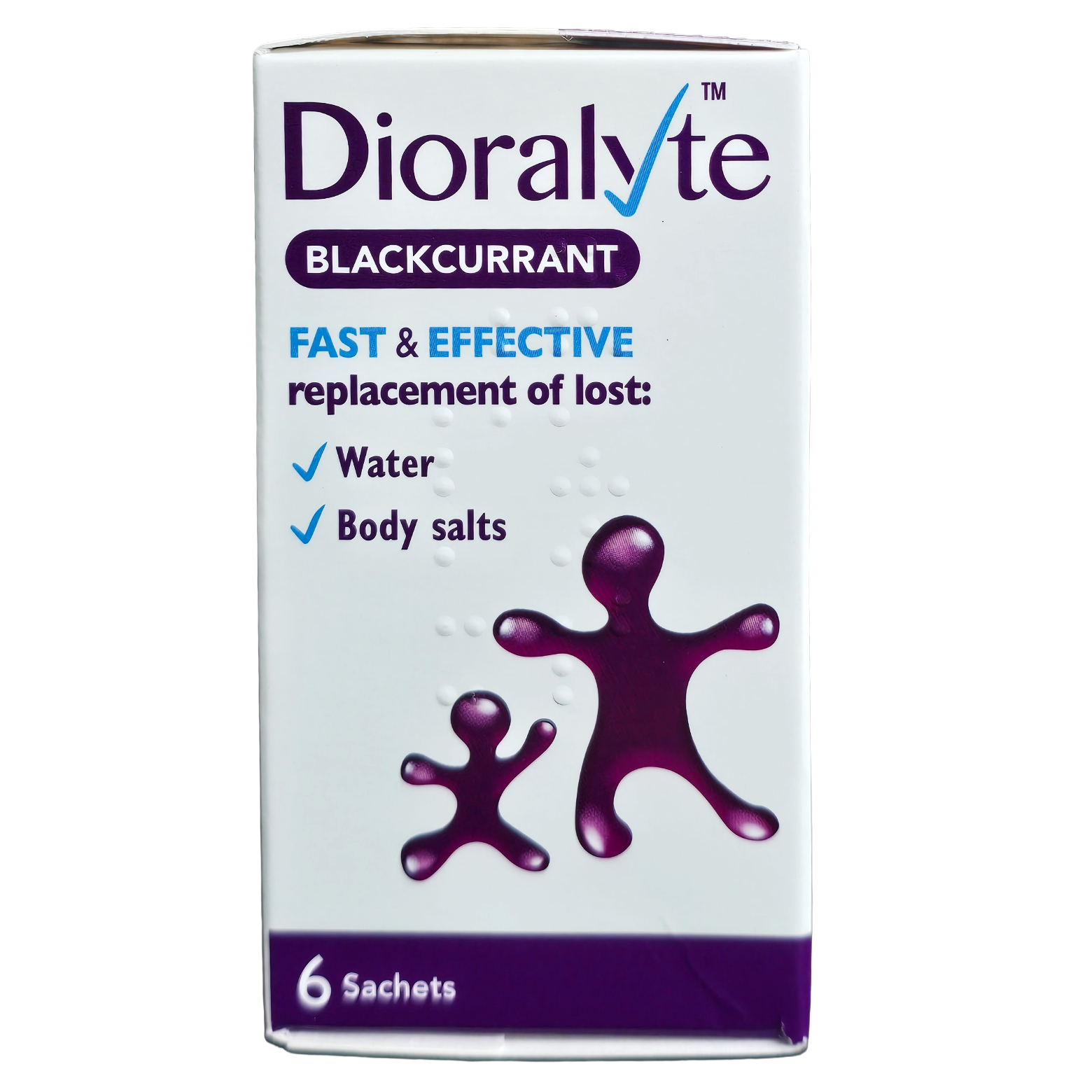 Dioralyte Blackcurrant Oral Electrolyte Powder 6 Sachets