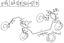 Genuine Mercedes-Benz Retaining Spring 000-428-06-73