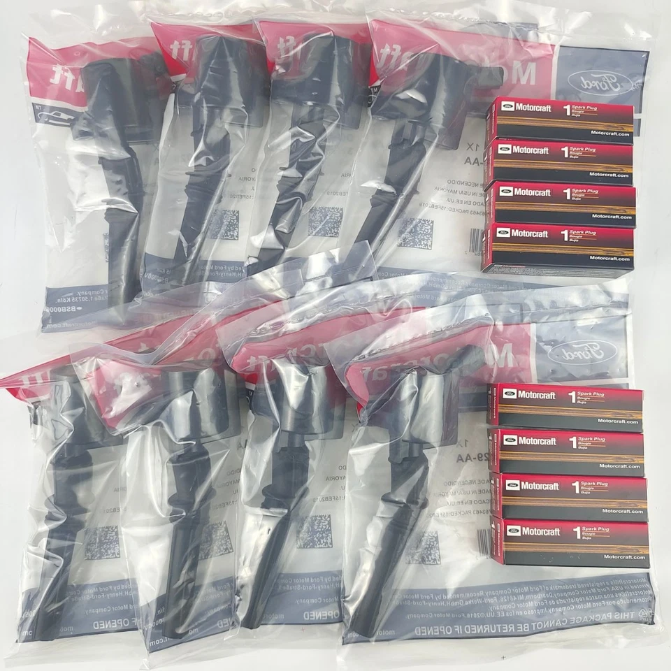 8pcs NEW Motorcraft Ignition Coil DG508 &Spark Plug SP479 For Ford F150 4.6 5.4L - Изображение 2 из 4