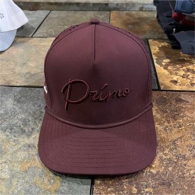 Primo Burgundy Golf hat Men Adjustable Breathable Solid M/L