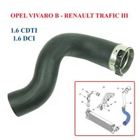 Schlauch Tauscher Luft LadeluftküHler Opel Vivaro B (X82) 1.6 Dti 4422248