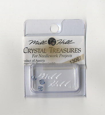 Mill Hill Crystal Treasures - Rondele Champagne Light Sapphire #13067