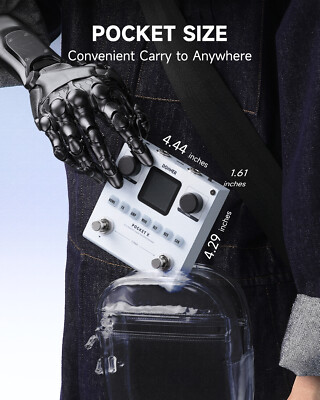 Donner PocketX Multi-Effector with 20 Amp Models Compact EC7031