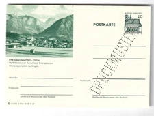 P 91 Bildpostkarte Imprimer Échantillon 20 Pfennig Lorsch - Oberstdorf