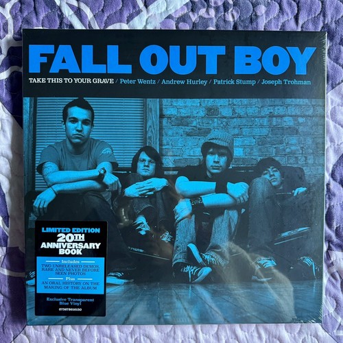 FALL OUT BOY Take This To Your Grave 20th Anniversary Coffee Table Book